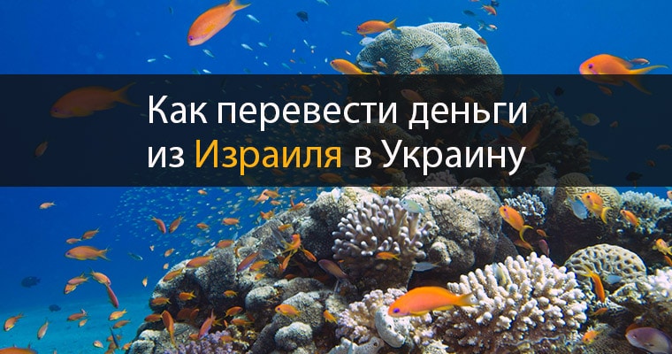 как перевести деньги из Израиля в Украину